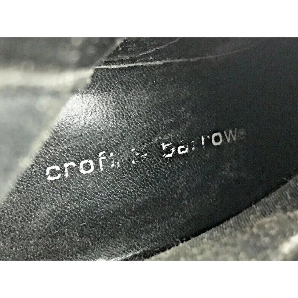 Croft & Barrow Womens Black Side Zipper Block Heel Ankle Bootie Size US 6.5 M - Picture 9 of 9